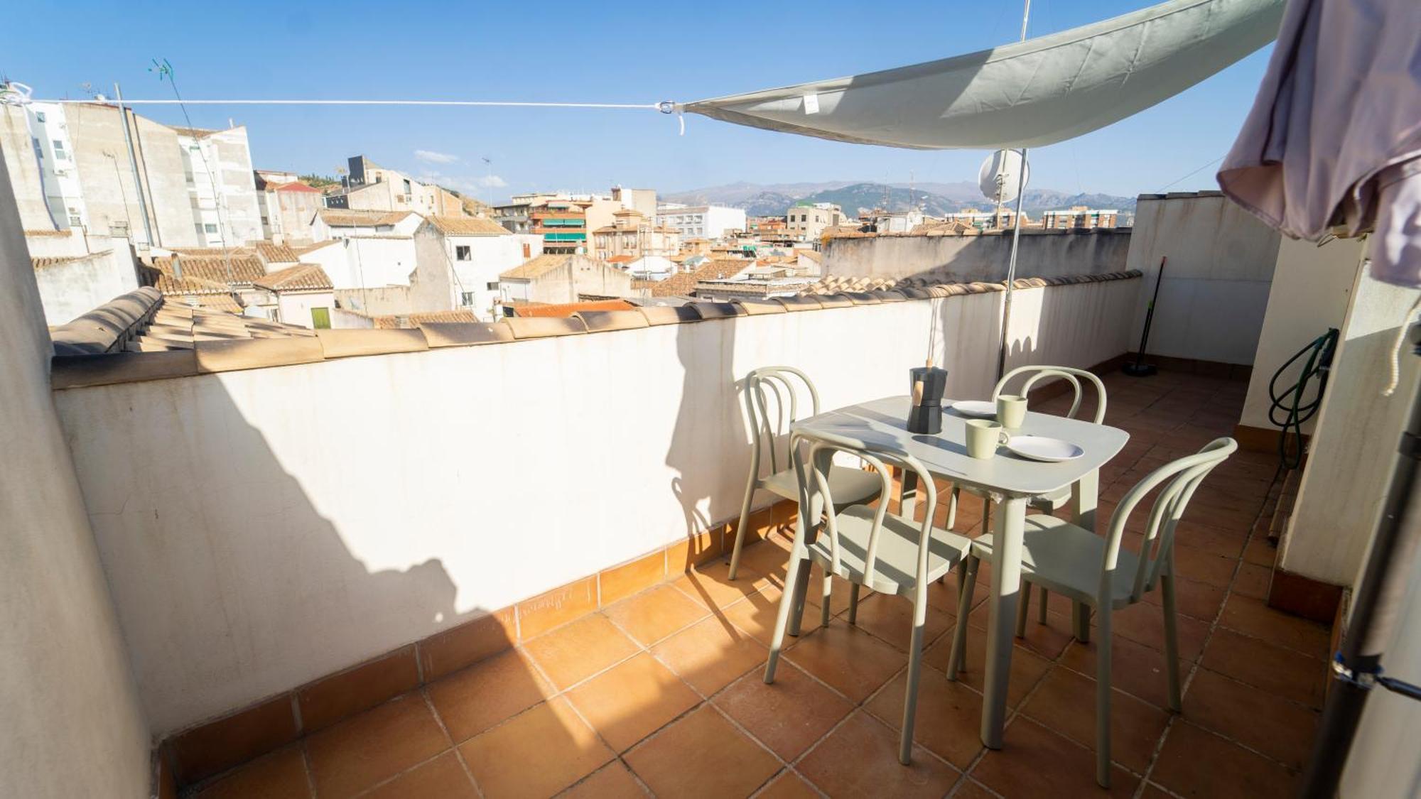 格拉纳达Atico Duplex Terraza Privada Centro公寓 外观 照片